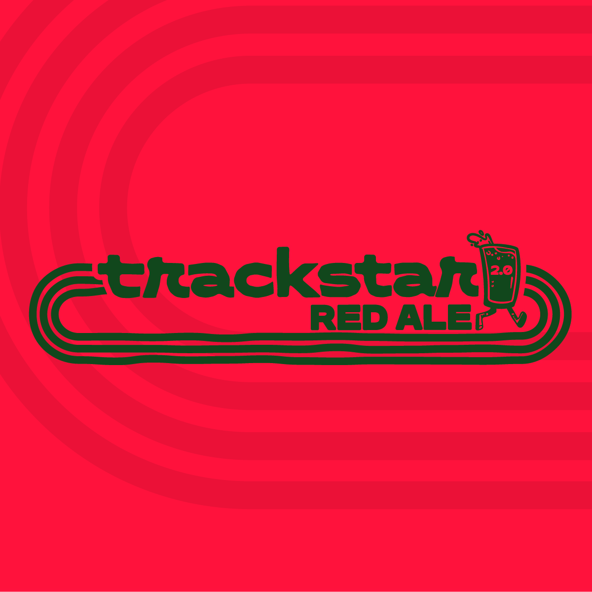 Label for Trackstar 2.0 Red Ale