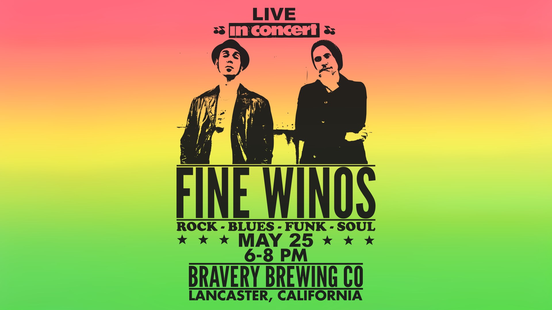 Flier showing event details