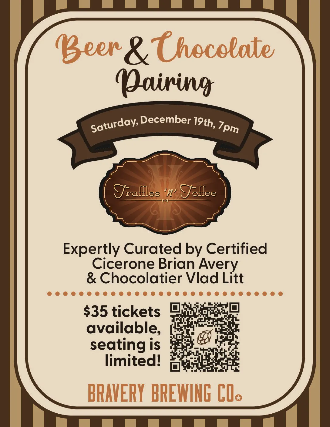 Flyer showing event details.