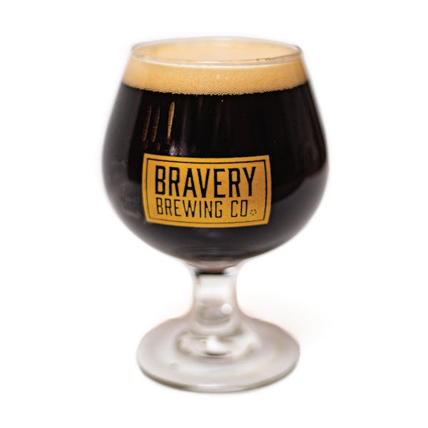 BalticPorter-OldRatMock glass of baltic porter on white background