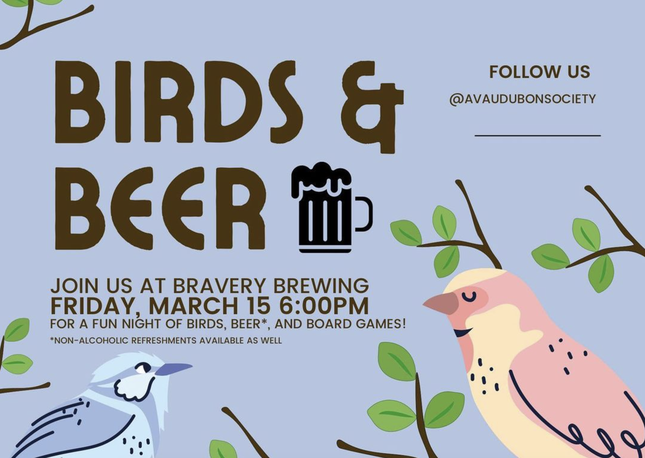 Flier showing event details