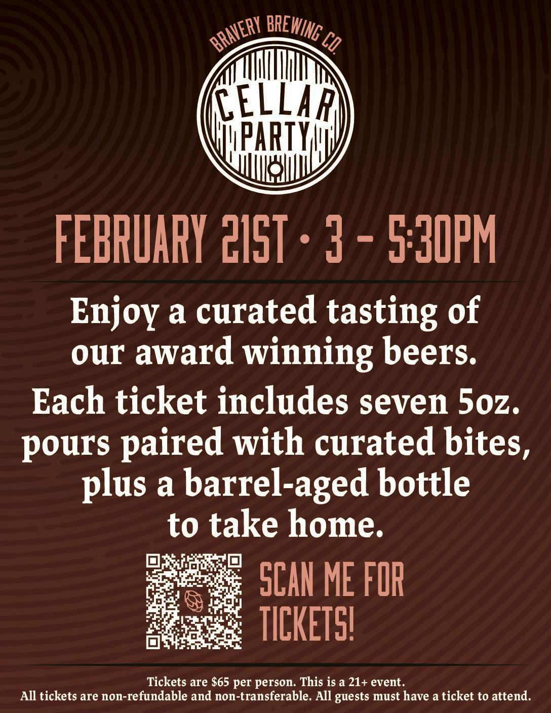 Flier showing event details.