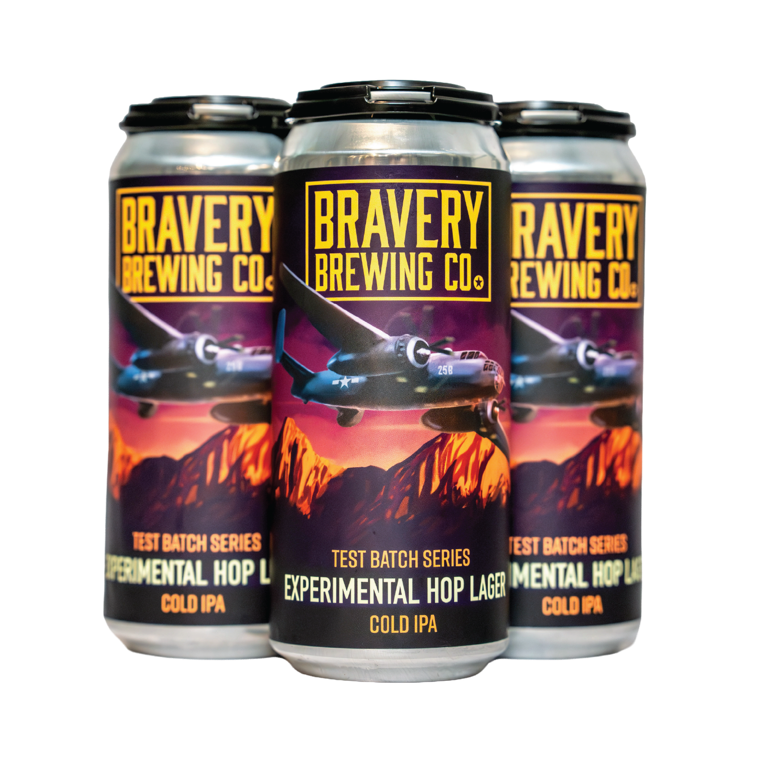 Cans of Experimental Hop Lager - 4 Pack