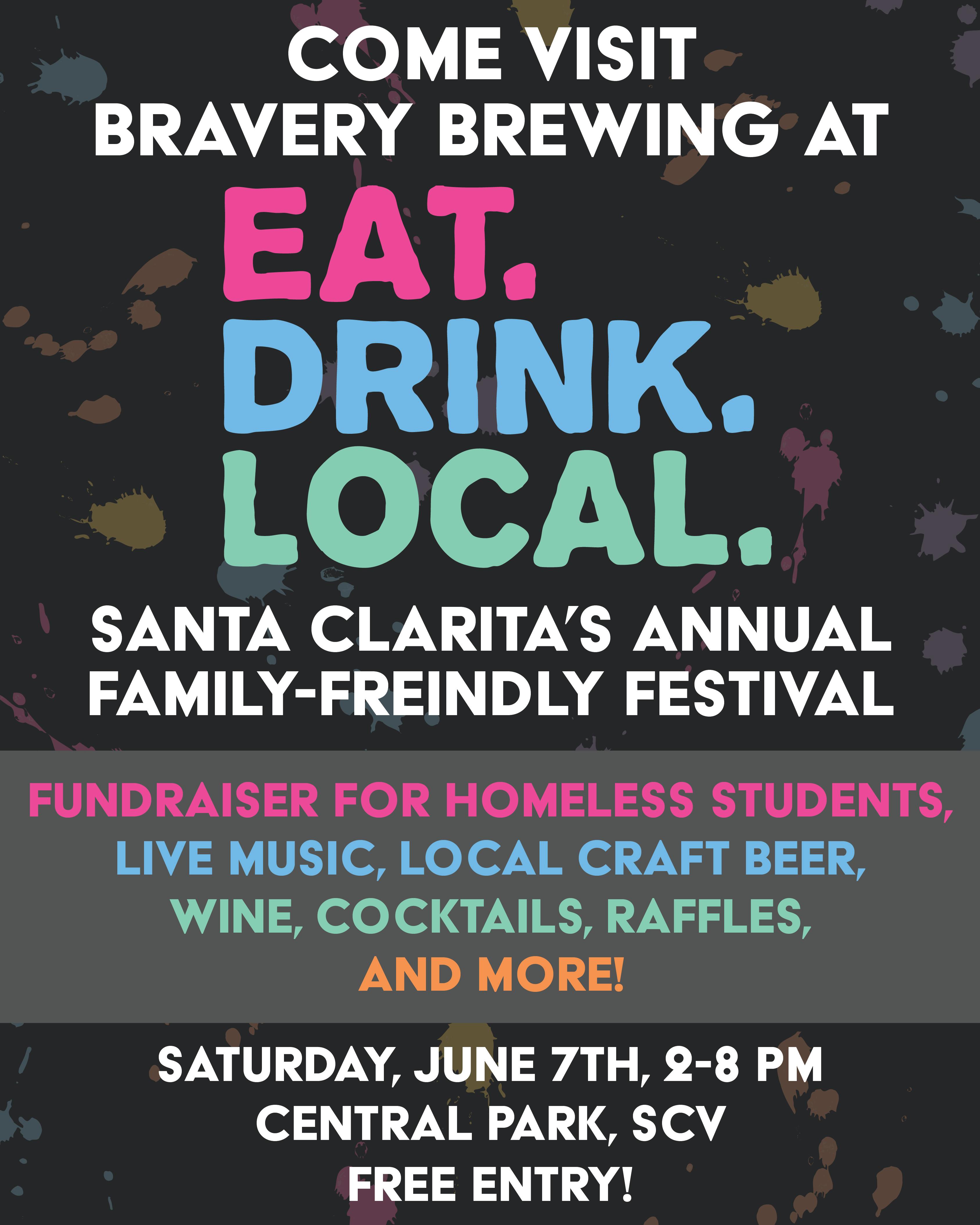 Flier showing event details.