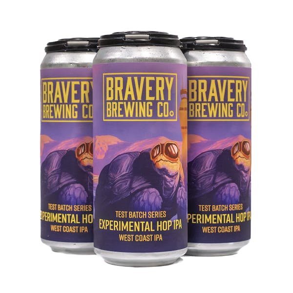 canned four pack of Experimental Hop IPA west coast IPA