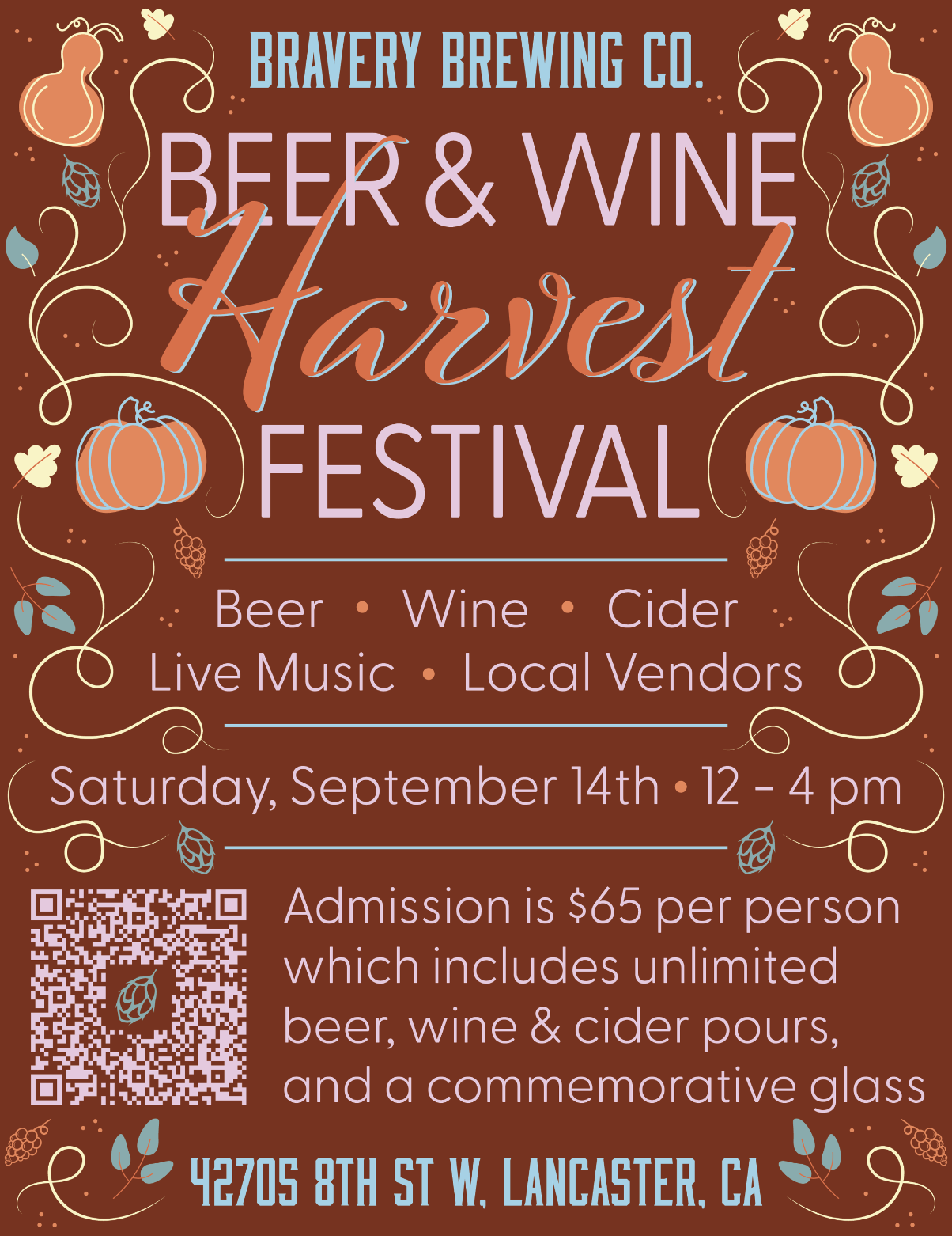 Flier showing event details