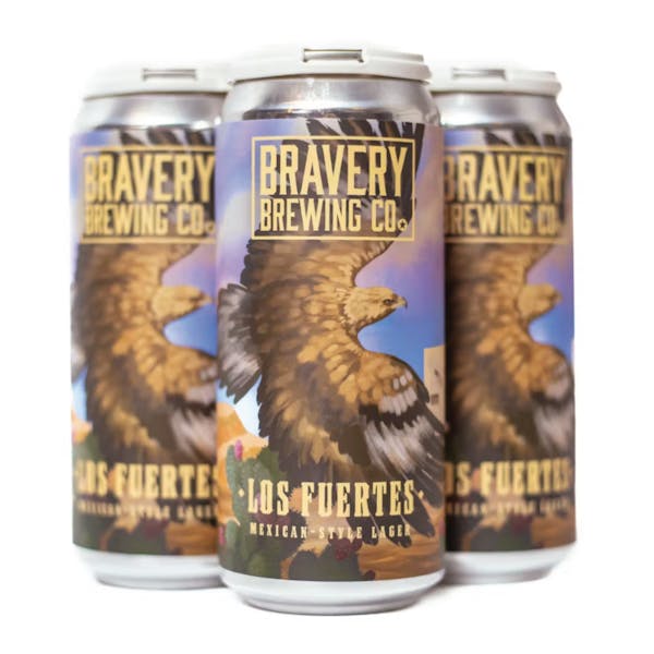 LosFuertesUpdate canned four pack of Los Fuertes mexican-style lager