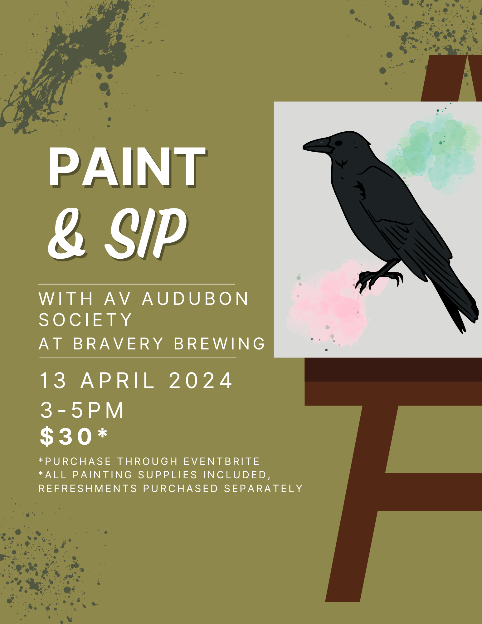 Flier showing event details