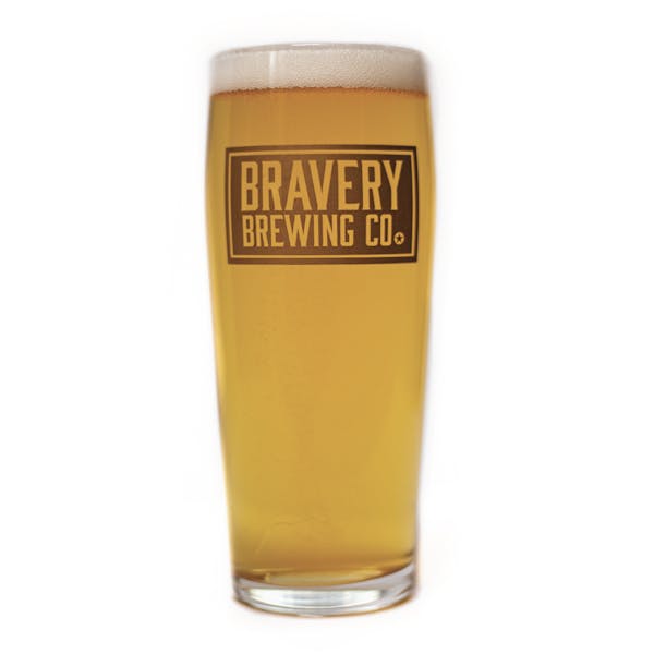 SlowhandDraft glass of slowhand beer on white background