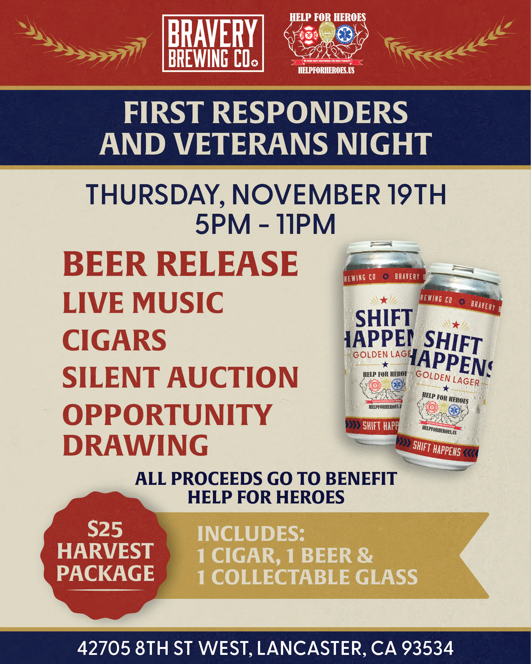 Flyer showing event details.