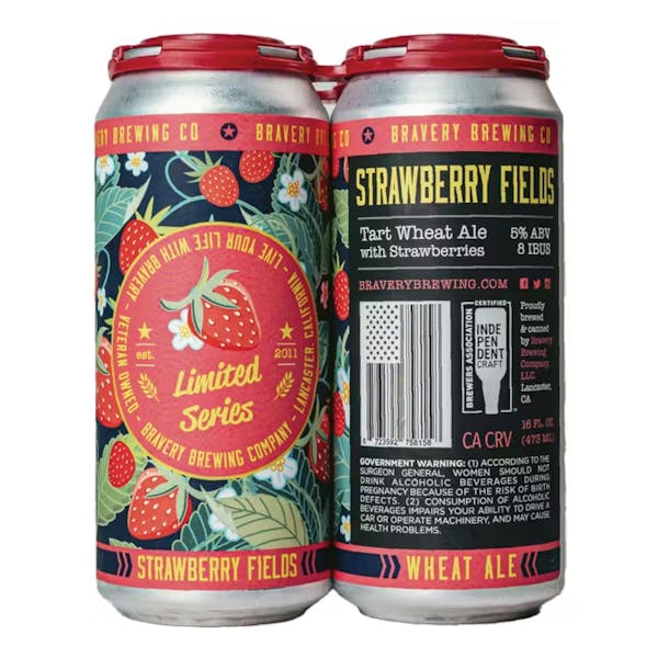 Image or graphic for Strawberry Fields- Tart Wheat Ale