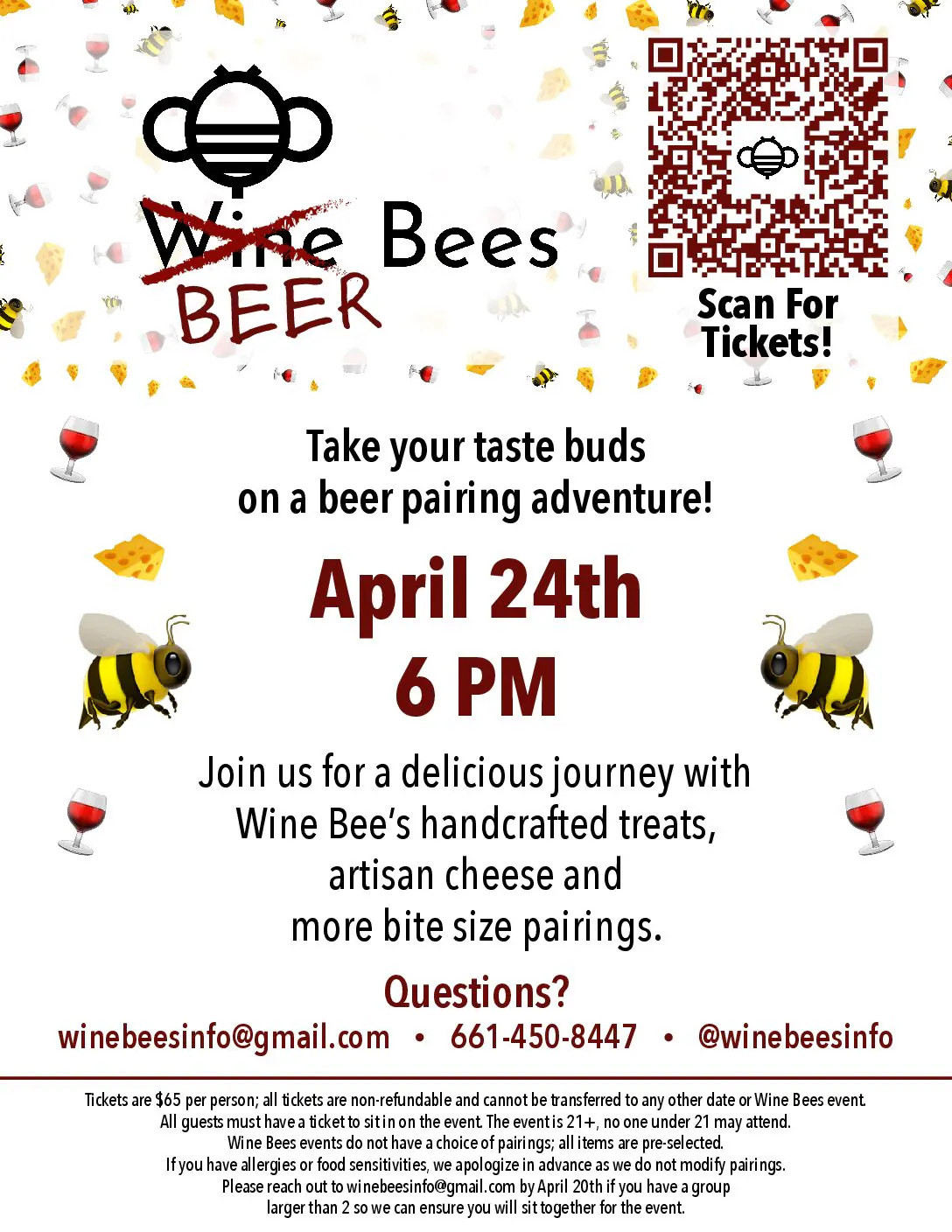 Flier showing event details.