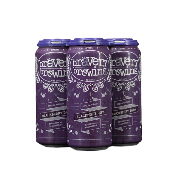 Blackberry DIPA cans
