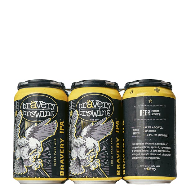 bravery Bravery IPA cans