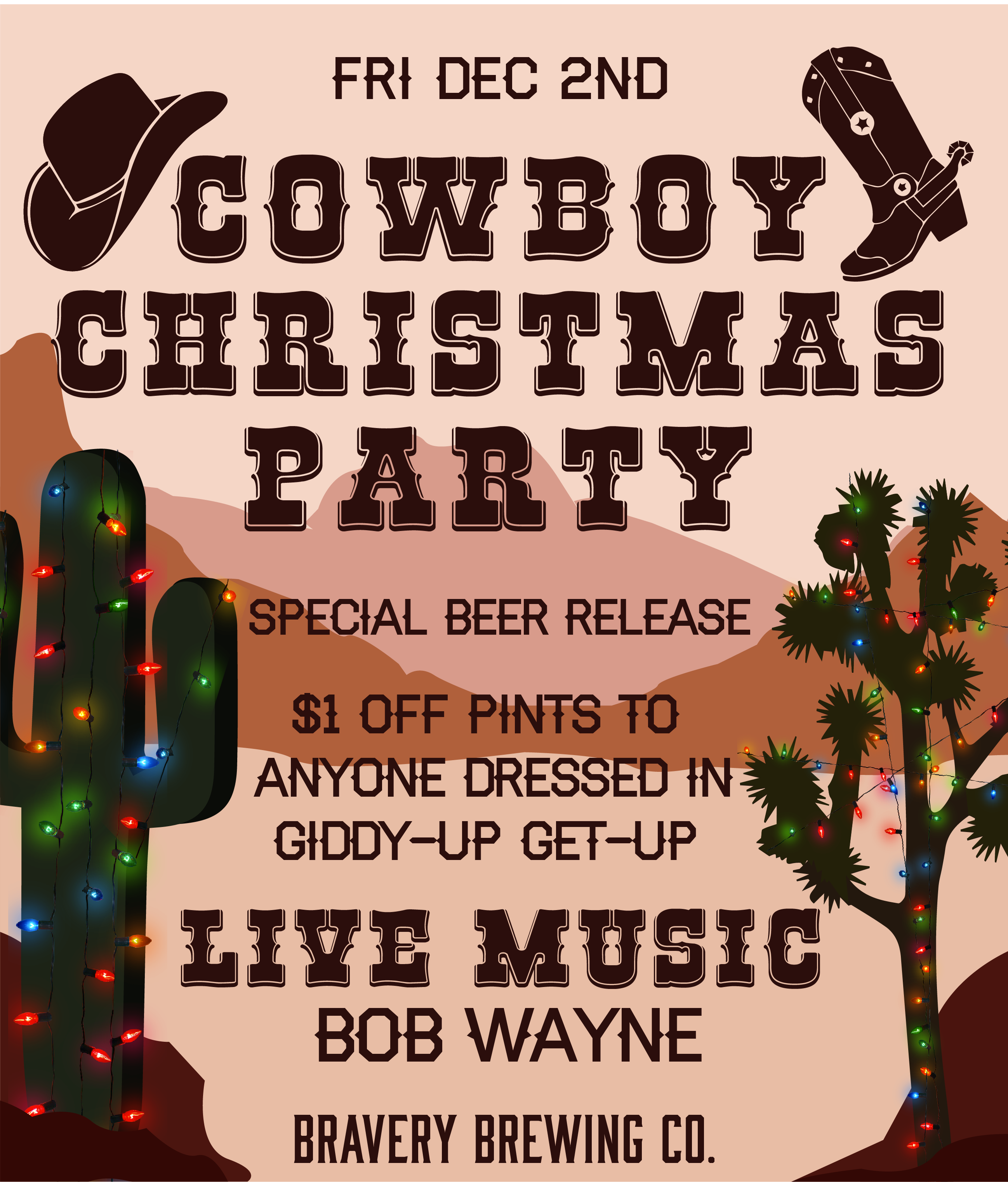Cowboy Christmas Party