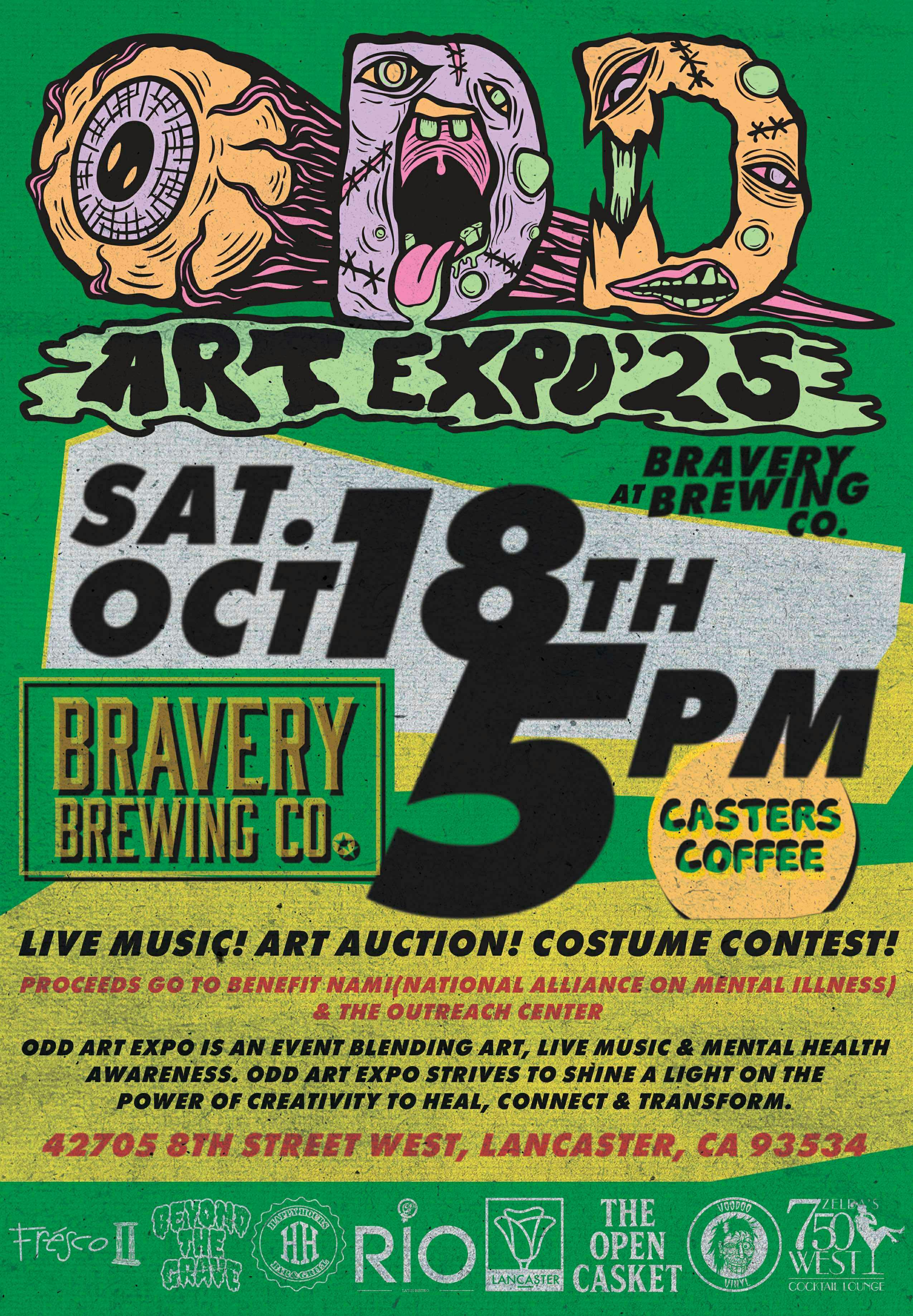 Flier showing event details.