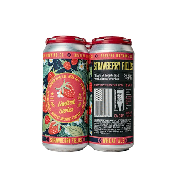 Strawberry Fields cans