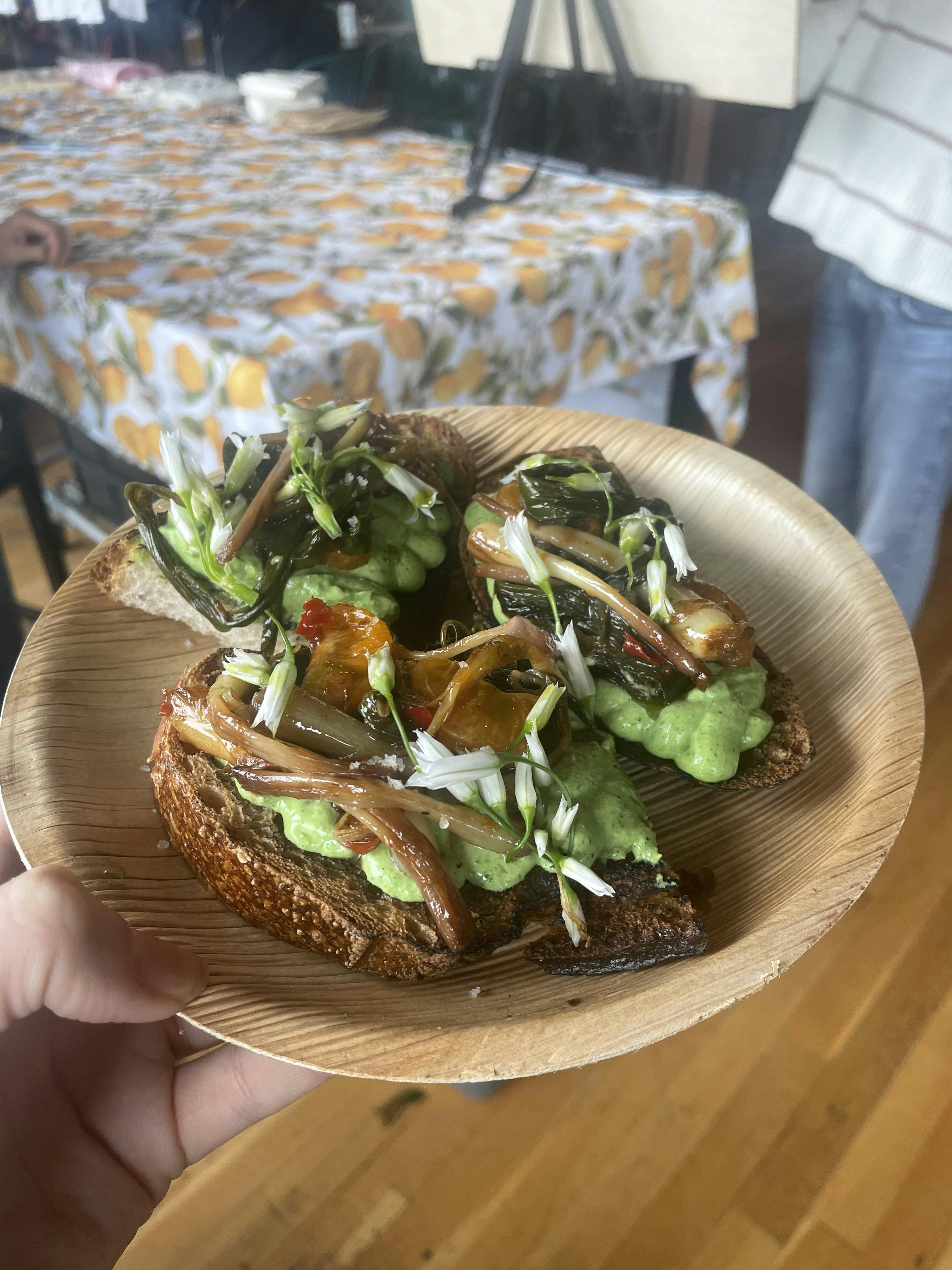 chef cava plate of food