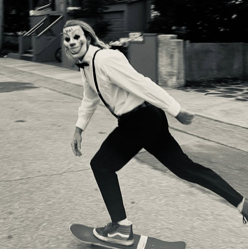 skater in mask skater in mask