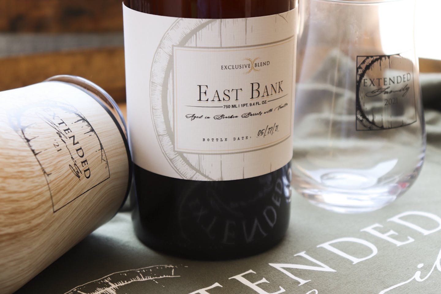 Photographer Casey Brewing East Bank Sour Beer in Bottle
