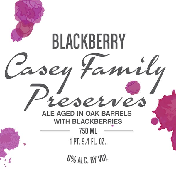 Label - Blackberry Casey Family Preserves