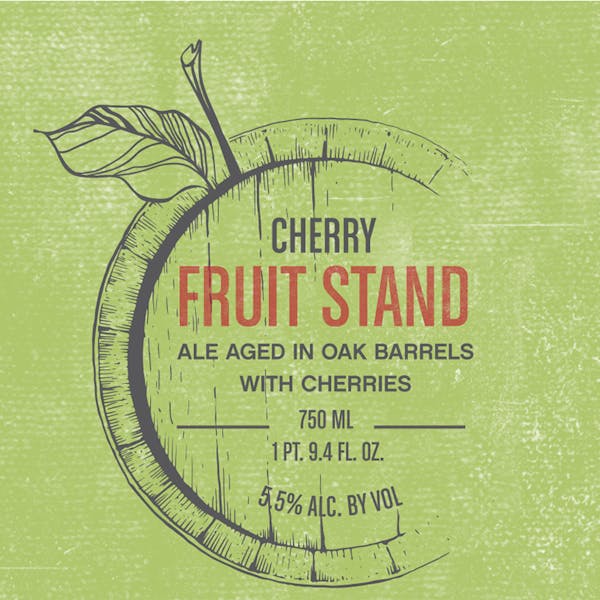 Label - Fruit Stand Cherry Label - Fruit Stand Cherry
