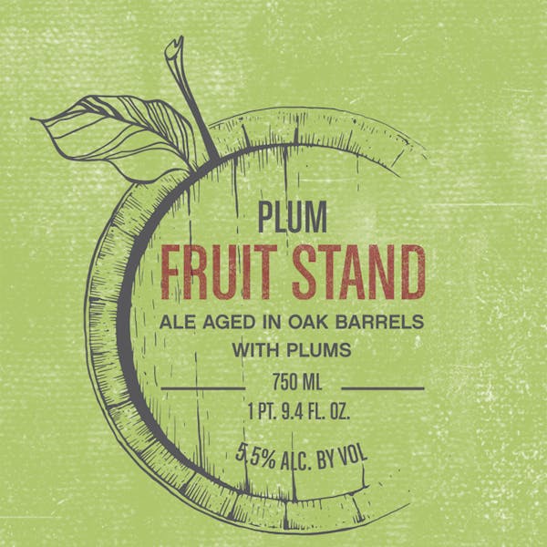 Label - Fruit Stand Plum