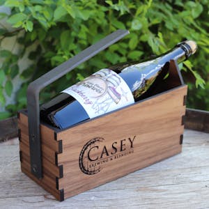 Casey Brewing and Blending custom made bottle cradles, Glenwood Springs, CO