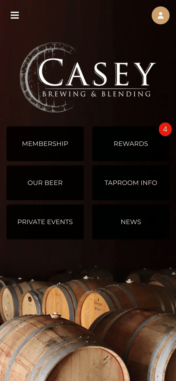 casey brewing app screenshot