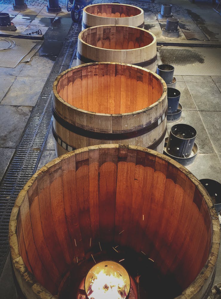Fires in the bottom of a barrel