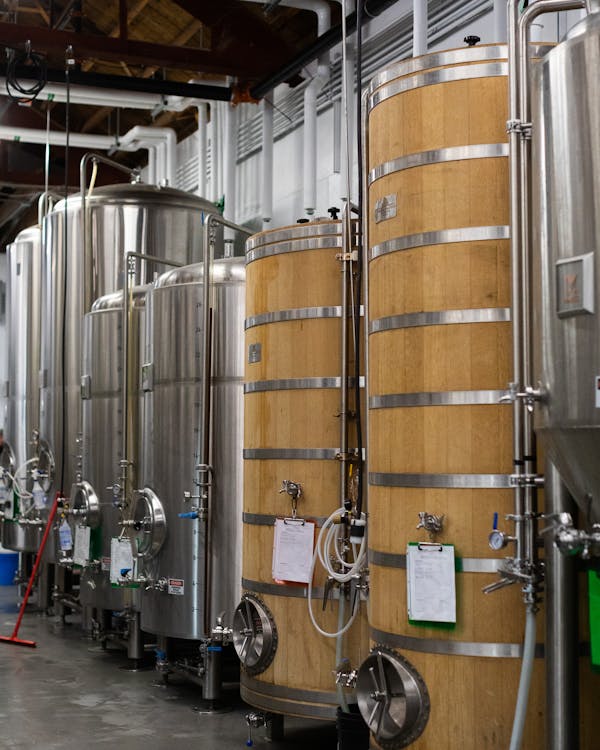 Photo of fermentation tanks