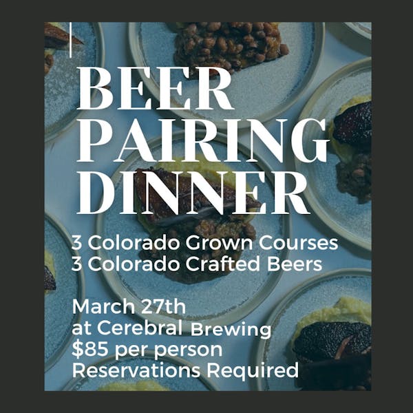 Thistle & Mint Beer Dinner at Cerebral Brewing