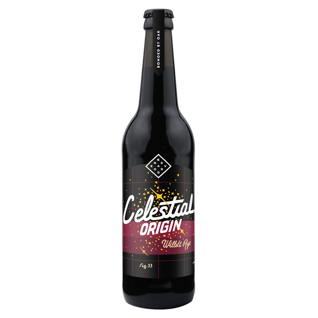 Celestial Origin Willett Rye bottle mockup
