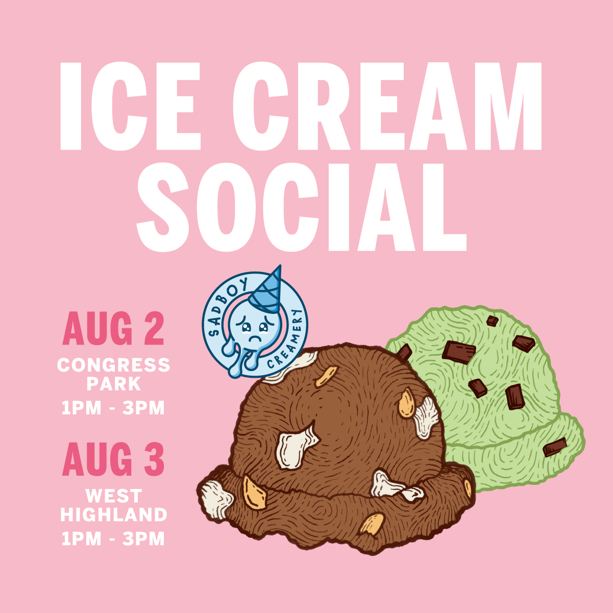 Cerebral x SadBoy Creamery Ice Cream Social