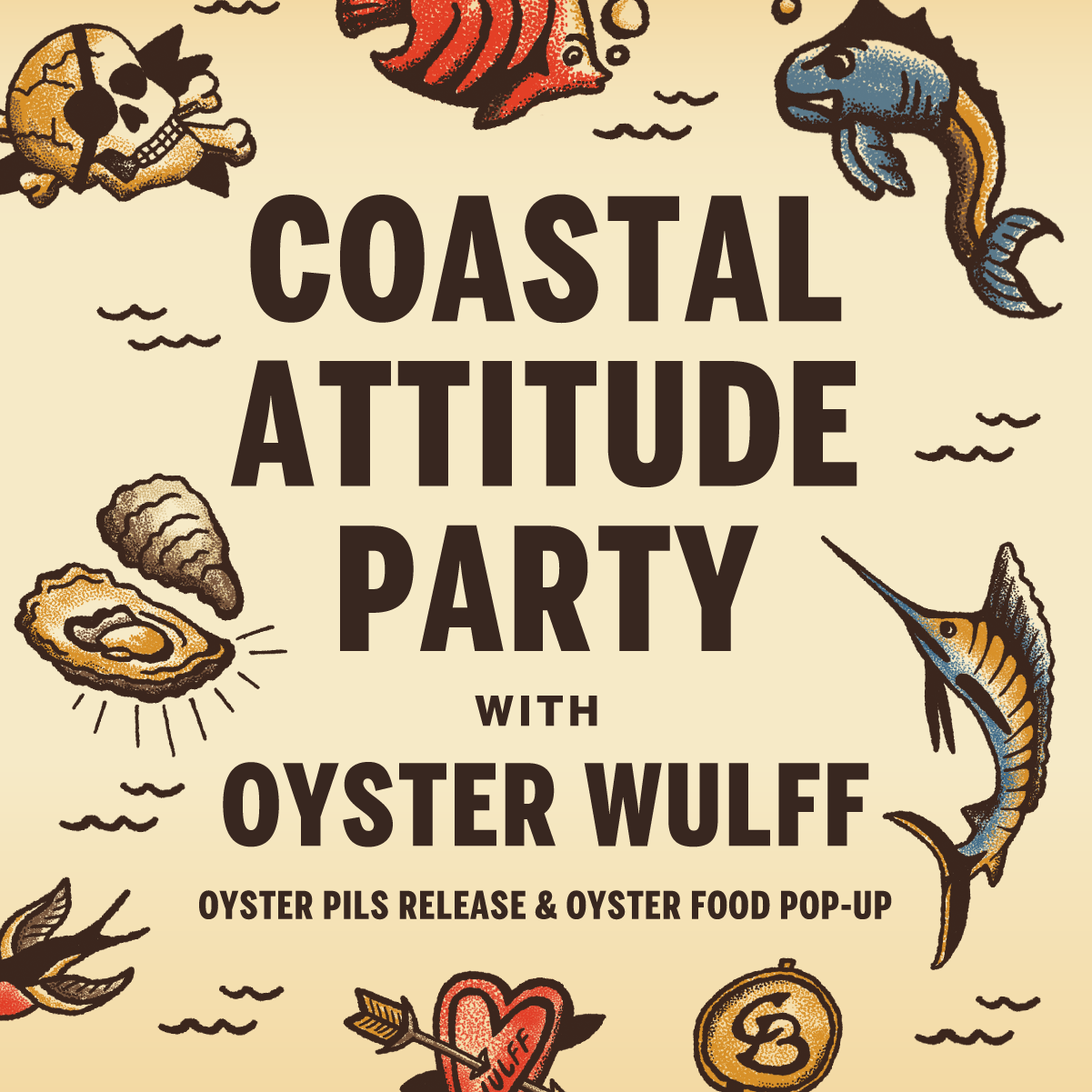 Oysters & Pilsner with Oyster Wullf
