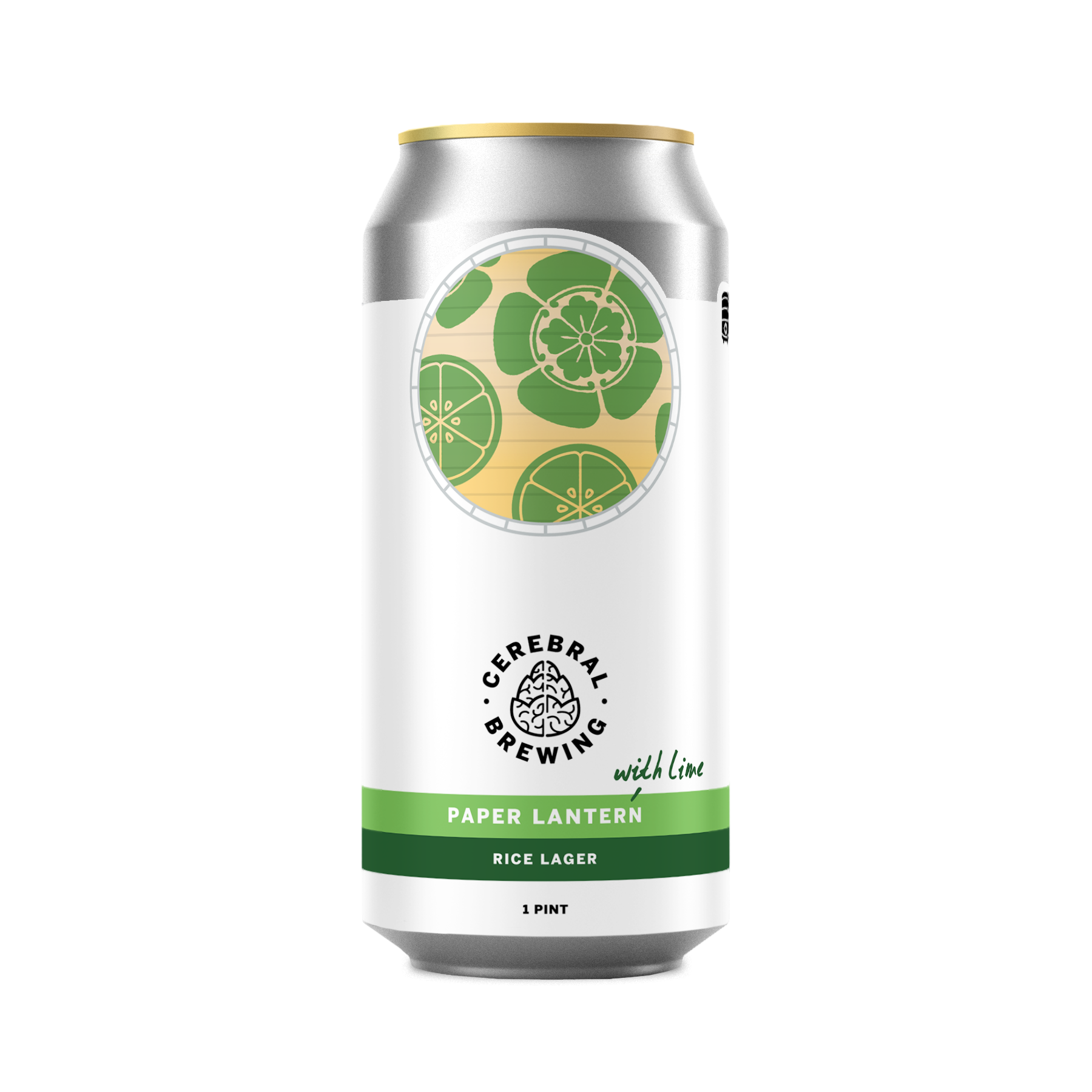 Paper Lantern with Lime