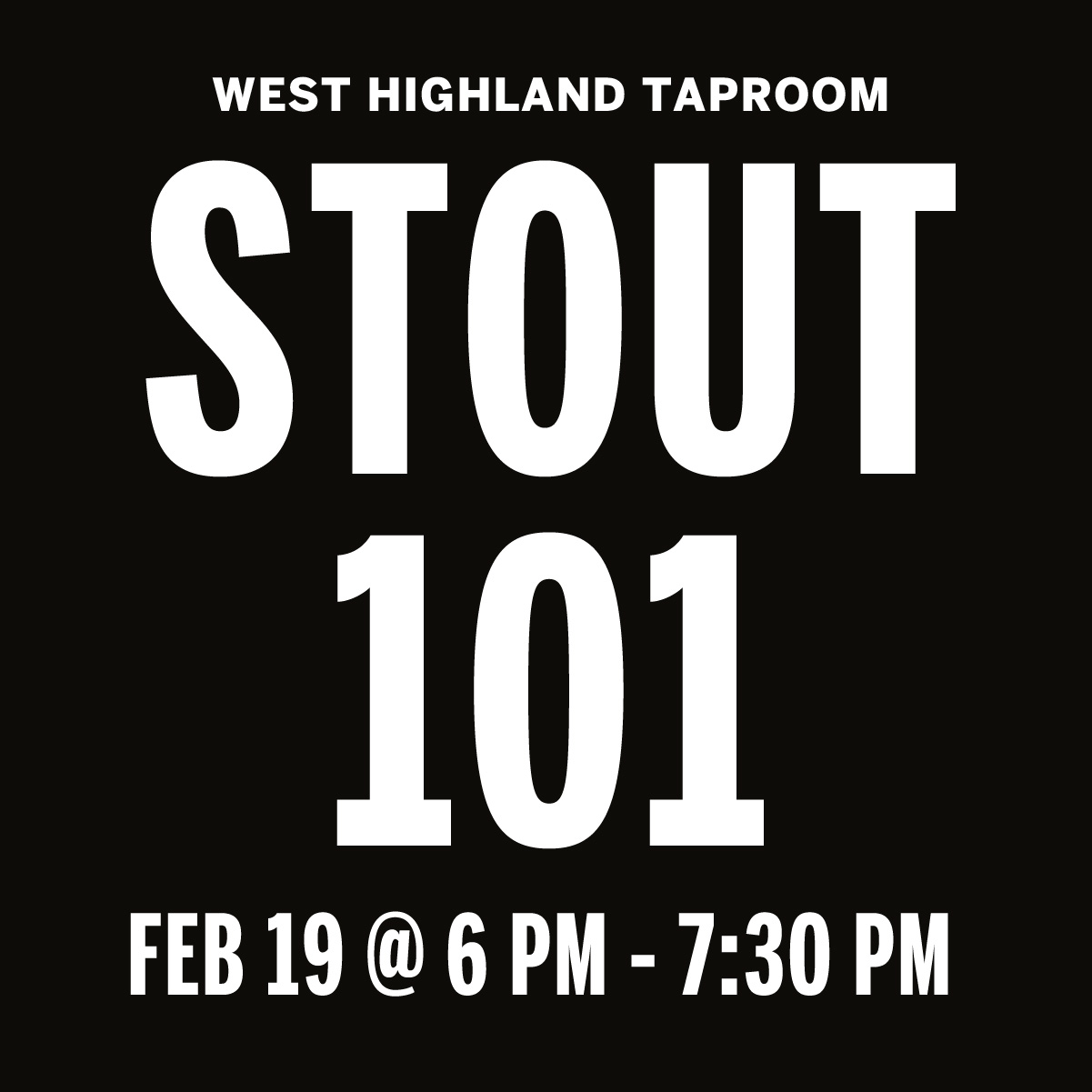 Stout 101 Class