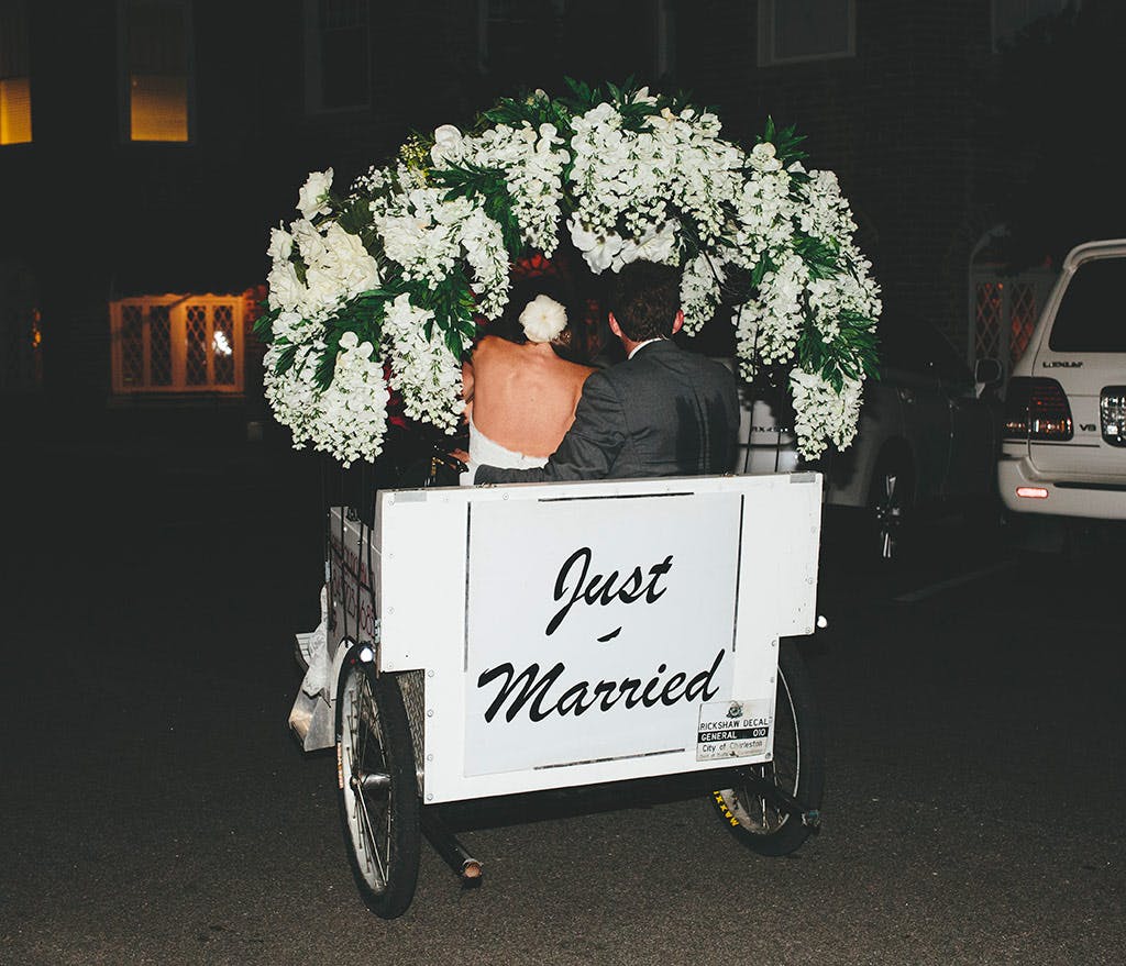wedding-ride-just-married