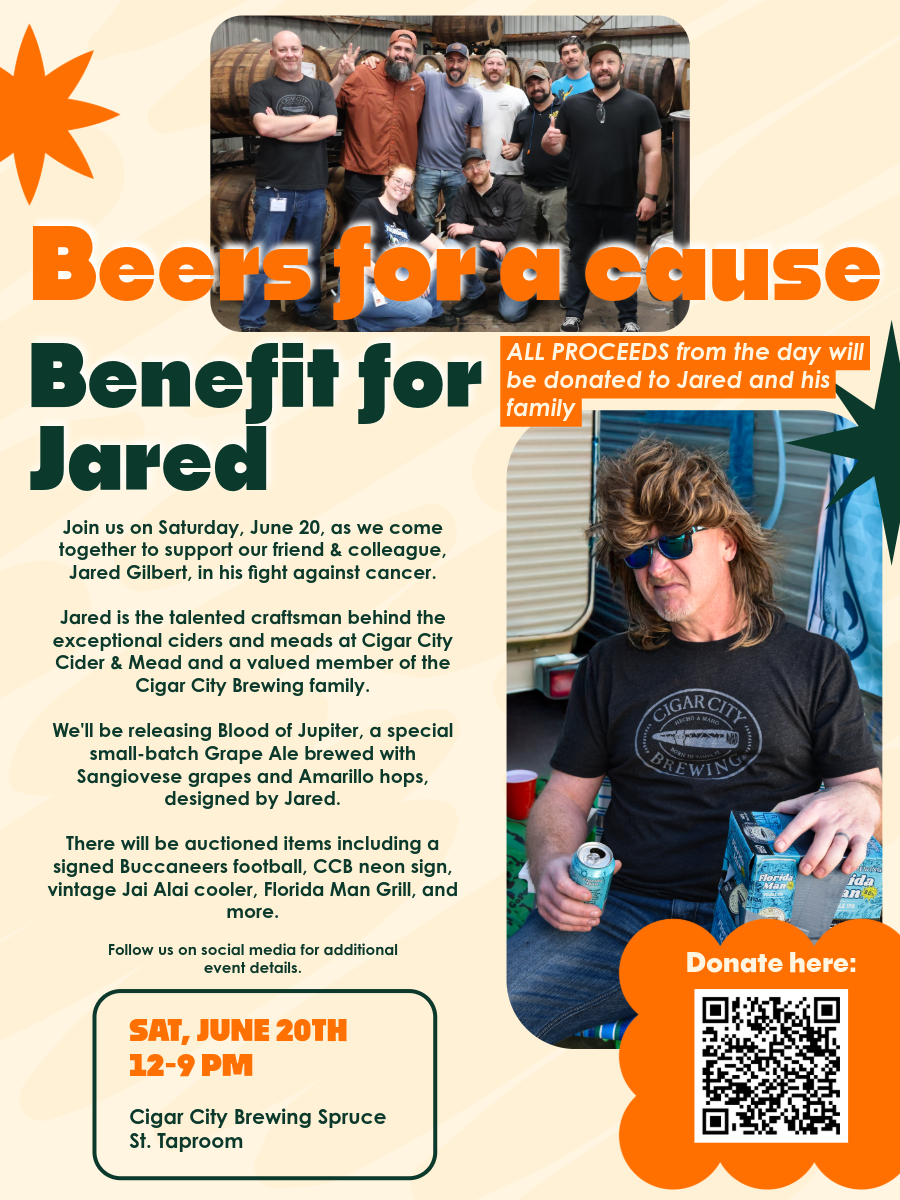 Beers for a Cause- Jared Gilbert Benefit