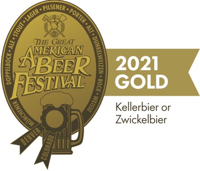 2021 GABF Gold for Kellerbier