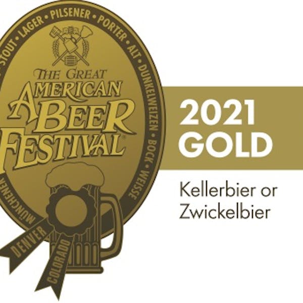 2021 GABF Gold for Kellerbier