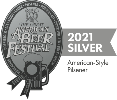 2021 GABF Silver for American-Style Pilsner