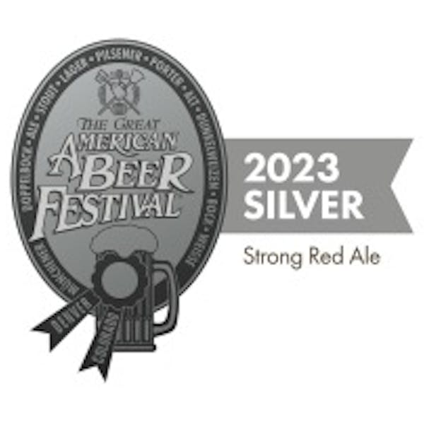 2023 GABF Silver for Strong Red Ale
