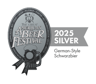 2025 GABF Silver for German-Style Schwarzbier