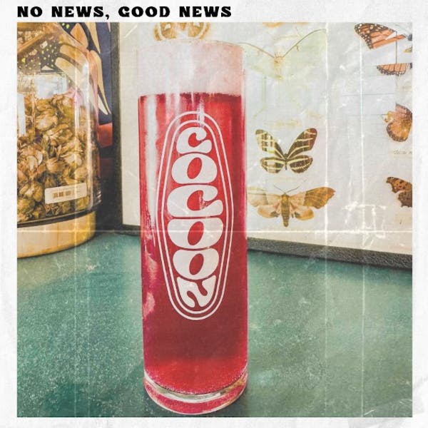 No NEws, Good News Purple beer in a glass