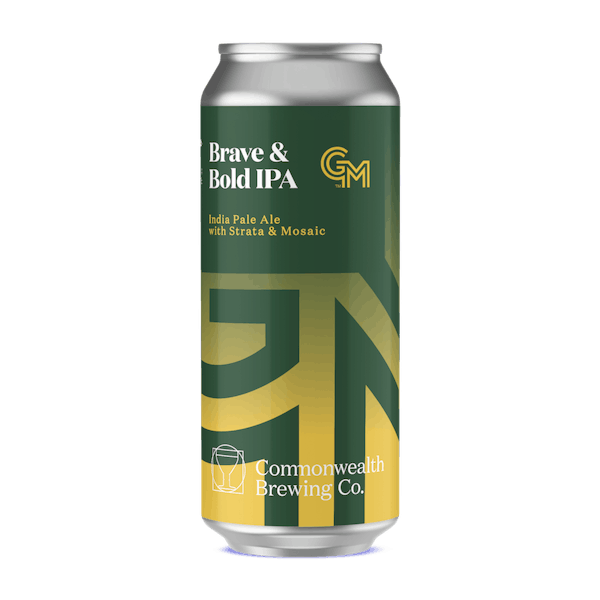 Label for Brave & Bold IPA