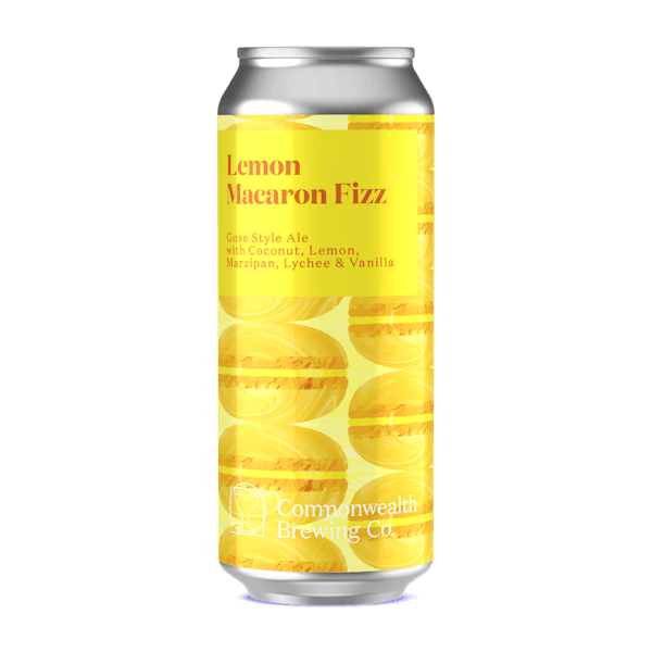 Label for Lemon Macaron Fizz