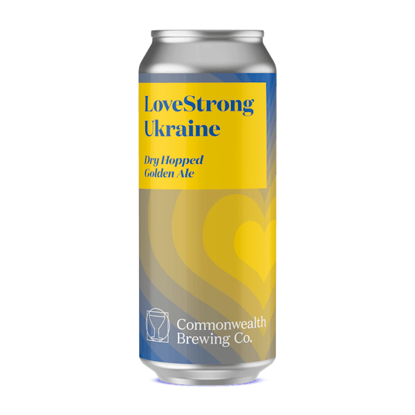 Label for LoveStrong Ukraine
