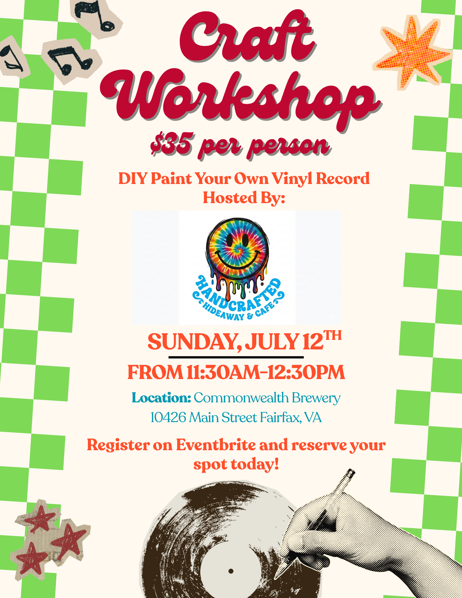 DIY Vinyl Workshop hosted by Handcrafted Hideaway