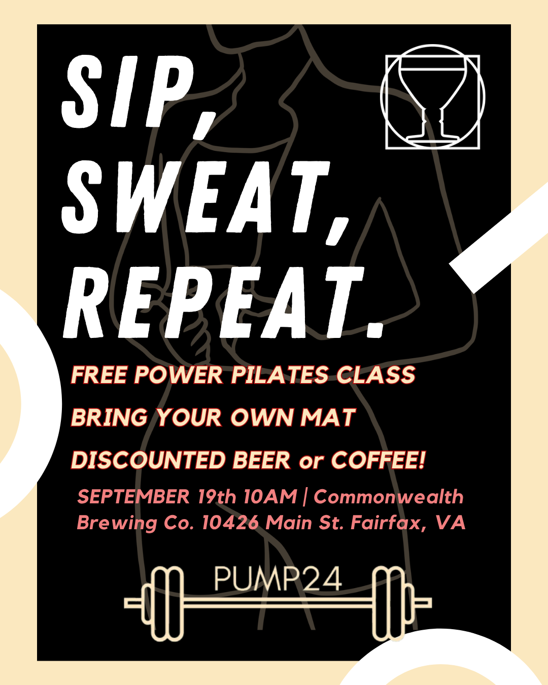Sip, Sweat, Repeat.